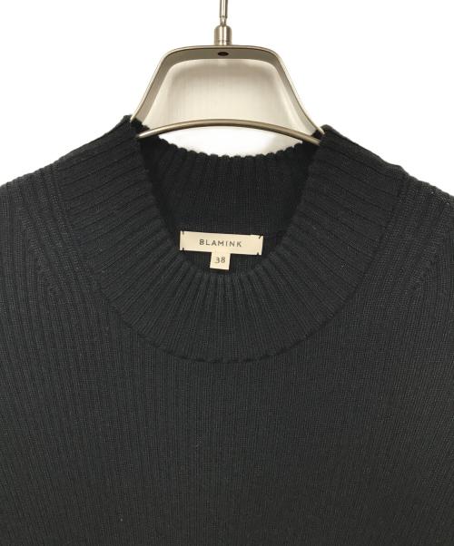 BLAMINK（ブラミンク）BLAMINK (ブラミンク) ニットワンピース ブラック サイズ:38の古着・服飾アイテム