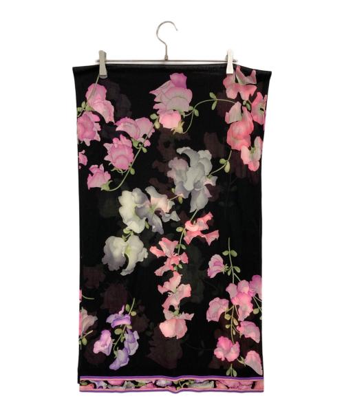 LEONARD（レオナール）LEONARD (レオナール) スカーフ ブラックの古着・服飾アイテム