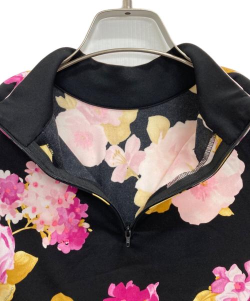 LEONARD（レオナール）LEONARD (レオナール) ブラウス ピンク×ブラック サイズ:40の古着・服飾アイテム