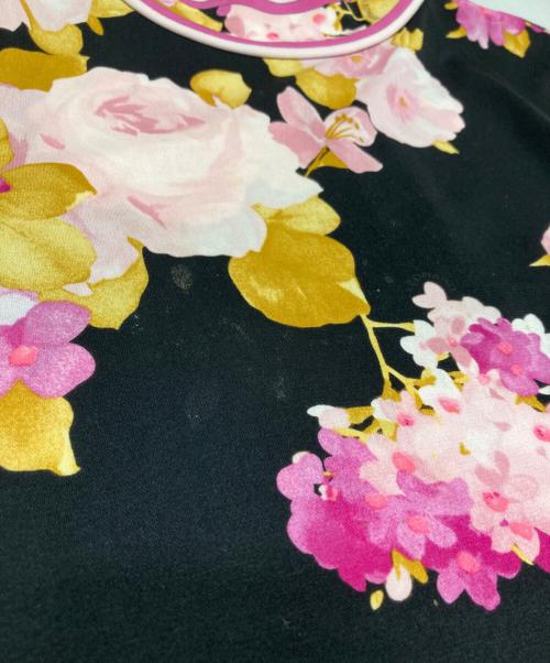 LEONARD（レオナール）LEONARD (レオナール) ブラウス ピンク×ブラック サイズ:40の古着・服飾アイテム