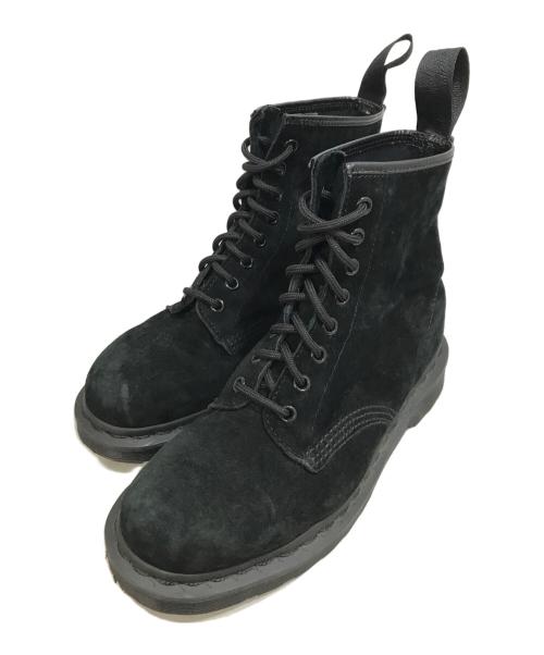Dr.Martens（ドクターマーチン）Dr.Martens (ドクターマーチン) スウェードブーツ ブラック サイズ:UK6の古着・服飾アイテム