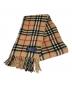 Burberry's（バーバリーズ）の古着「カシミヤブレンドノヴァチェックマフラー」｜ブラウン