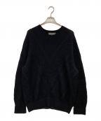 NEIL BARRETTニールバレット）の古着「ケーブルニット」｜ブラック