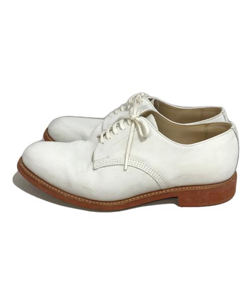 SANDERS（サンダース）SANDERS (サンダース) ヌバックオフィサーシューズ ホワイト サイズ:71/2の古着・服飾アイテム