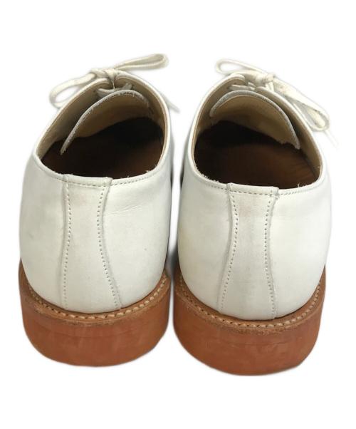 SANDERS（サンダース）SANDERS (サンダース) ヌバックオフィサーシューズ ホワイト サイズ:71/2の古着・服飾アイテム