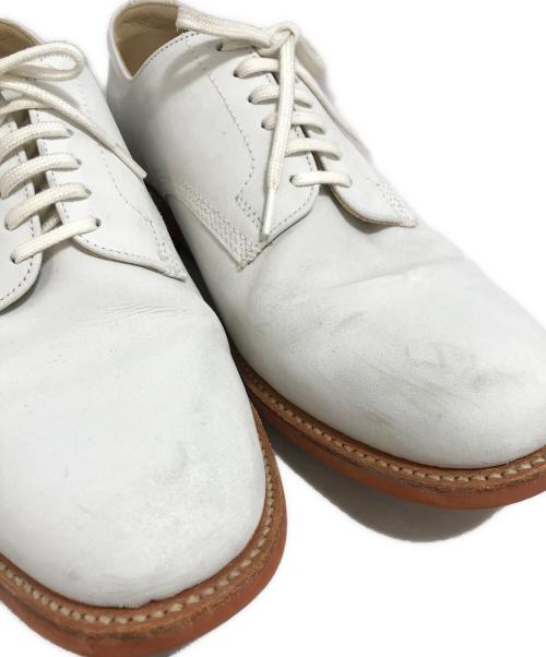 SANDERS（サンダース）SANDERS (サンダース) ヌバックオフィサーシューズ ホワイト サイズ:71/2の古着・服飾アイテム