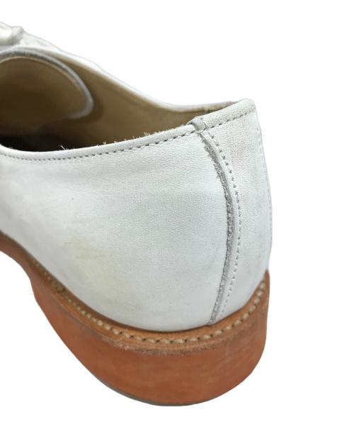 SANDERS（サンダース）SANDERS (サンダース) ヌバックオフィサーシューズ ホワイト サイズ:71/2の古着・服飾アイテム