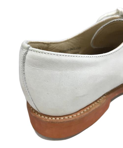 SANDERS（サンダース）SANDERS (サンダース) ヌバックオフィサーシューズ ホワイト サイズ:71/2の古着・服飾アイテム