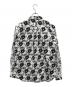 COMME des GARCONS HOMME DEUX (コムデギャルソン オム ドゥ) インサイドアウトスリーブ総柄シャツ ホワイト サイズ:S：7000円