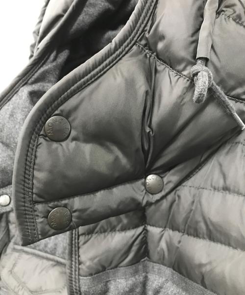 MONCLER（モンクレール）MONCLER (モンクレール) ダウンジャケット グレーの古着・服飾アイテム