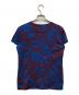 HERMES (エルメス) 総柄プリントTシャツ ブルー サイズ:36：20000円