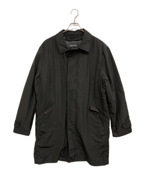 EMPORIO ARMANI（エンポリオアルマーニ）EMPORIO ARMANI (エンポリオアルマーニ) ライナー付コート ブラック サイズ:56の古着・服飾アイテム