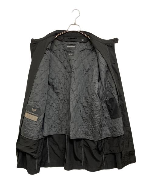 EMPORIO ARMANI（エンポリオアルマーニ）EMPORIO ARMANI (エンポリオアルマーニ) ライナー付コート ブラック サイズ:56の古着・服飾アイテム