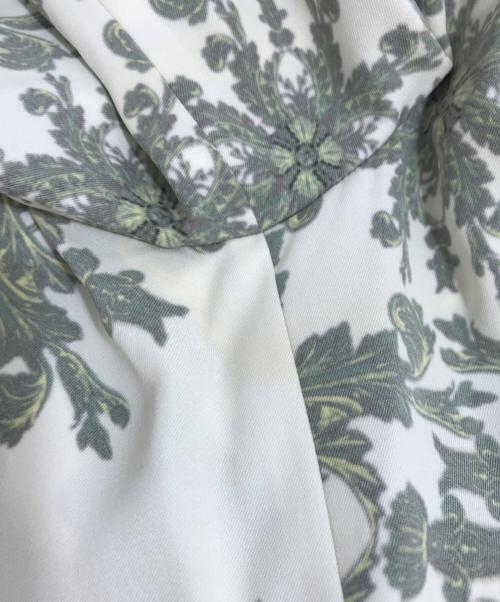 GRACE CONTINENTAL（（グレースコンチネンタル）GRACE CONTINENTAL (（グレースコンチネンタル) 総柄シャツワンピース グリーン サイズ:38の古着・服飾アイテム