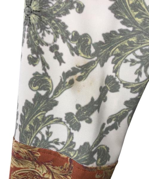 GRACE CONTINENTAL（（グレースコンチネンタル）GRACE CONTINENTAL (（グレースコンチネンタル) 総柄シャツワンピース グリーン サイズ:38の古着・服飾アイテム