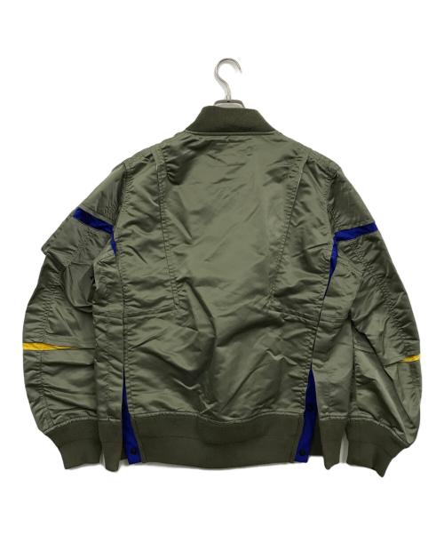 sacai（サカイ）sacai (サカイ) Nylon Twill Blouson カーキ サイズ:2の古着・服飾アイテム