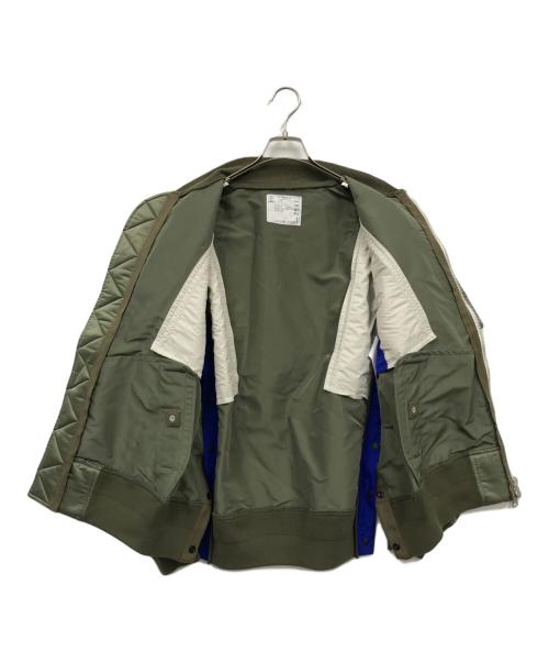 sacai（サカイ）sacai (サカイ) Nylon Twill Blouson カーキ サイズ:2の古着・服飾アイテム