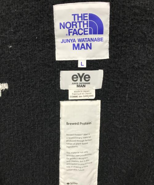 THE NORTH FACE（ザ ノース フェイス）THE NORTH FACE (ザ ノース フェイス) eYe COMME des GARCONS JUNYAWATANABE MAN (アイ コム デ ギャルソン ジュンヤ ワタナベ マン) ジップニットジャケット ブラック サイズ:Lの古着・服飾アイテム