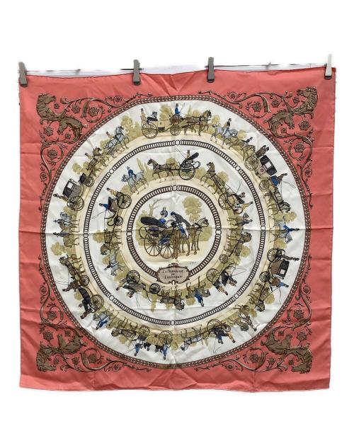 HERMES（エルメス）HERMES (エルメス) カレ90 ピンクの古着・服飾アイテム