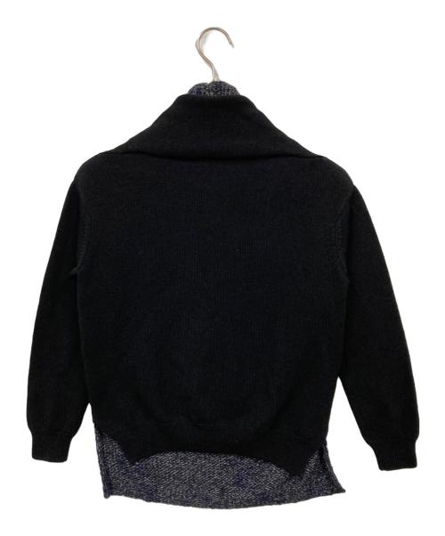 Y's（ワイズ）Y's (ワイズ) フェイクレイヤードニット ネイビー サイズ:Mの古着・服飾アイテム