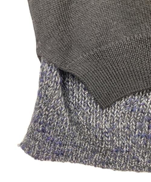 Y's（ワイズ）Y's (ワイズ) フェイクレイヤードニット ネイビー サイズ:Mの古着・服飾アイテム