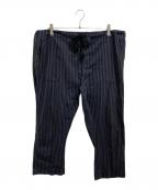 m's braqueエムズブラック）の古着「イージーパンツ」｜ネイビー