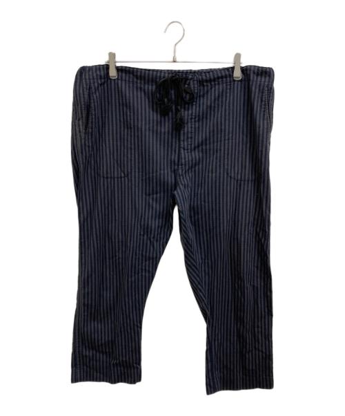 m's braque（エムズブラック）M'S BRAQUE (エムズブラック) イージーパンツ ネイビー サイズ:Fの古着・服飾アイテム