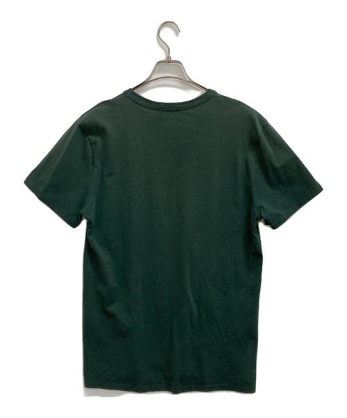 maison kitsune（メゾンキツネ）MAISON KITSUNE (メゾンキツネ) Tシャツ グリーン サイズ:Mの古着・服飾アイテム