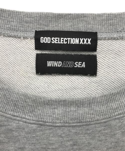 WIND AND SEA（ウィンダンシー）WIND AND SEA (ウィンダンシー) GOD SELECTION XXX (ゴッドセレクショントリプルエックス) スウェット グレー サイズ:Lの古着・服飾アイテム