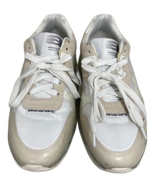 ALEXANDER WANG（アレキサンダー・ワン）ALEXANDER WANG (アレキサンダーワン) ローカットスニーカー ホワイト サイズ:42の古着・服飾アイテム
