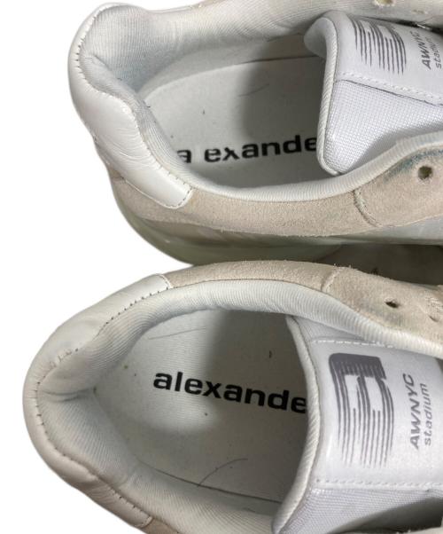 ALEXANDER WANG（アレキサンダー・ワン）ALEXANDER WANG (アレキサンダーワン) ローカットスニーカー ホワイト サイズ:42の古着・服飾アイテム