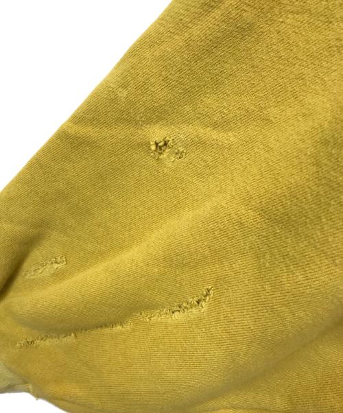 YOKE（ヨーク）YOKE (ヨーク) ダメージ加工スウェット イエロー サイズ:3の古着・服飾アイテム