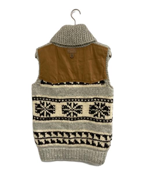 eYe COMME des GARCONS JUNYAWATANABE MAN（アイ コム デ ギャルソン ジュンヤ ワタナベ マン）eYe COMME des GARCONS JUNYAWATANABE MAN (アイ コム デ ギャルソン ジュンヤ ワタナベ マン) KANATA (カナタ) カウチンベスト グレー サイズ:Mの古着・服飾アイテム