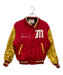 SAINT MICHAEL（セントマイケル）の古着「VARSITY JACKET」｜レッド