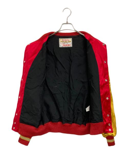 SAINT MICHAEL（セントマイケル）SAINT MICHAEL (セントマイケル) VARSITY JACKET レッド サイズ:Sの古着・服飾アイテム