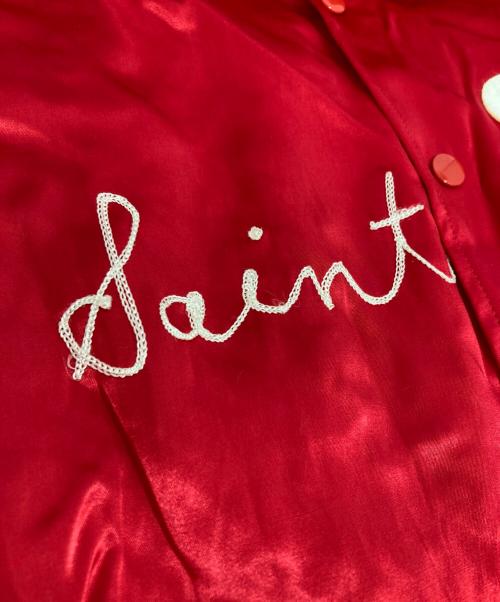 SAINT MICHAEL（セントマイケル）SAINT MICHAEL (セントマイケル) VARSITY JACKET レッド サイズ:Sの古着・服飾アイテム
