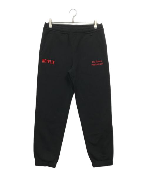 The Ennoy Professional（ザ エンノイ プロフェッショナル）The Ennoy Professional (ザ エンノイ プロフェッショナル) NETFLIX (ネットフリックス) スウェットパンツ ブラック サイズ:Mの古着・服飾アイテム