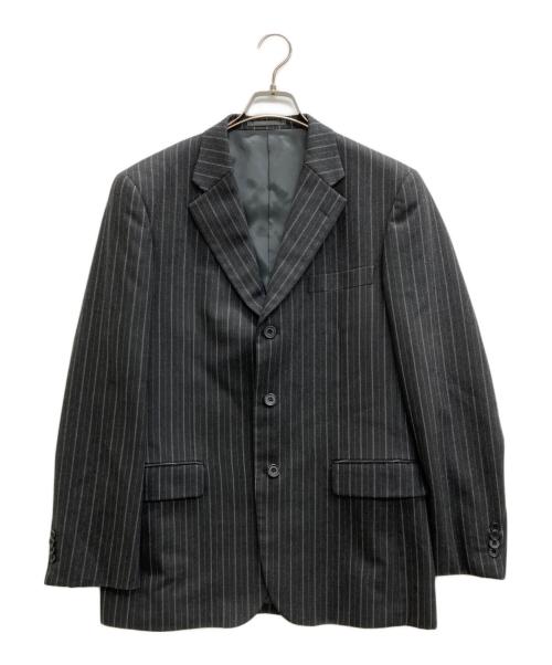 Savile Clifford（サヴィル・クリフォード）savile clifford (サヴィル・クリフォード) Bou (ボウ) ストライプセットアップスーツ グレー サイズ:表記なしの古着・服飾アイテム