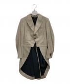 COMME des GARCONSコムデギャルソン）の古着「燕尾カッティングコート」｜ベージュ