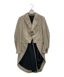 COMME des GARCONS（コムデギャルソン）の古着「燕尾カッティングコート」｜ベージュ