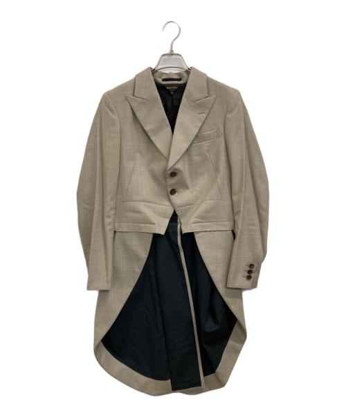 COMME des GARCONS（コムデギャルソン）COMME des GARCONS (コムデギャルソン) 燕尾カッティングコート ベージュ サイズ:Sの古着・服飾アイテム
