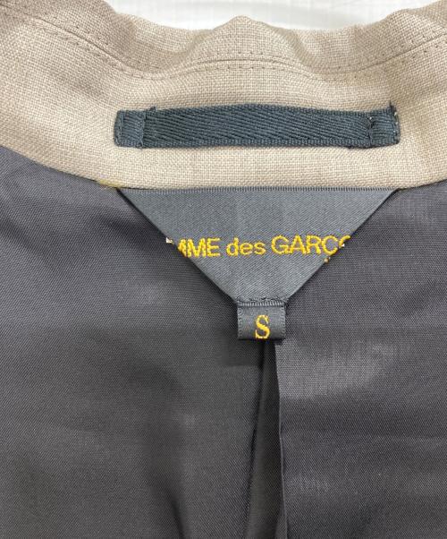 COMME des GARCONS（コムデギャルソン）COMME des GARCONS (コムデギャルソン) 燕尾カッティングコート ベージュ サイズ:Sの古着・服飾アイテム