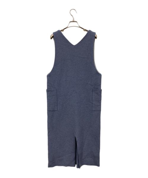 ourhome（アワホーム）OURHOME (アワホーム) ジャンパースカート ブルー サイズ:FREEの古着・服飾アイテム