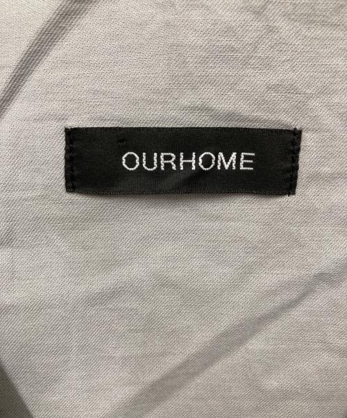 ourhome（アワホーム）OURHOME (アワホーム) ジャンパースカート ブルー サイズ:FREEの古着・服飾アイテム