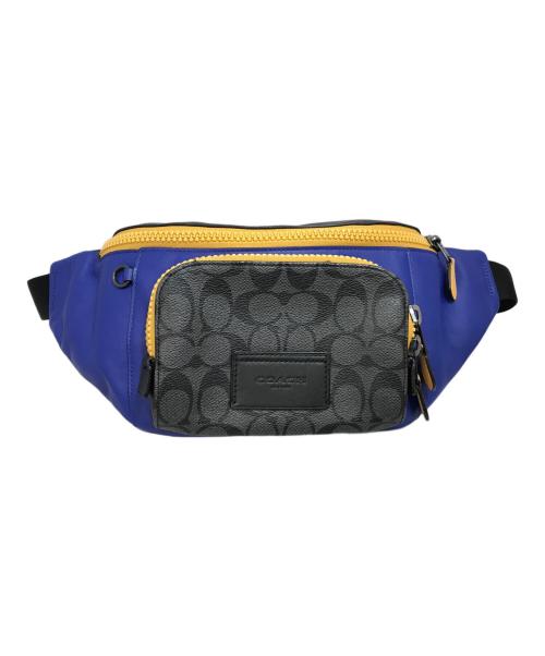 COACH（コーチ）COACH (コーチ) Track Belt Bag In Signature Canvas ブラックの古着・服飾アイテム