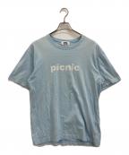 eYe COMME des GARCONS JUNYAWATANABE MANアイ コム デ ギャルソン ジュンヤ ワタナベ マン）の古着「プリントTシャツ」｜ブルー