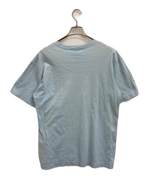 eYe COMME des GARCONS JUNYAWATANABE MAN（アイ コム デ ギャルソン ジュンヤ ワタナベ マン）eYe COMME des GARCONS JUNYAWATANABE MAN (アイ コム デ ギャルソン ジュンヤ ワタナベ マン) プリントTシャツ ブルー サイズ:Lの古着・服飾アイテム