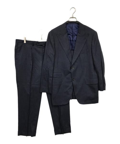 ERMENEGILDO ZEGNA（エルメネジルド・ゼニア）ERMENEGILDO ZEGNA (エルメネジルド・ゼニア) tailor ring (テイラーリング) セットアップスーツ ネイビー サイズ:記載なしの古着・服飾アイテム