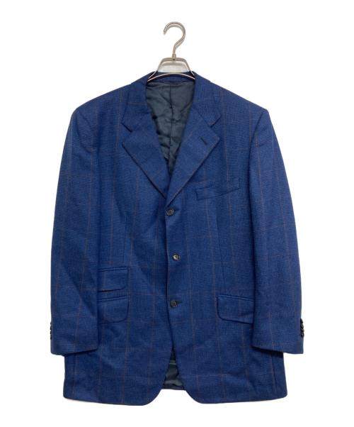 ISAIA（イザイア）ISAIA (イザイア) 3Bテーラードジャケット ブルー サイズ:52の古着・服飾アイテム