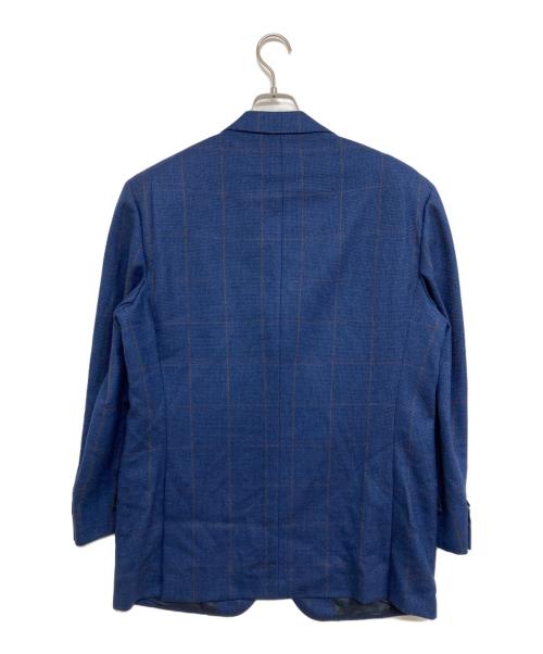 ISAIA（イザイア）ISAIA (イザイア) 3Bテーラードジャケット ブルー サイズ:52の古着・服飾アイテム